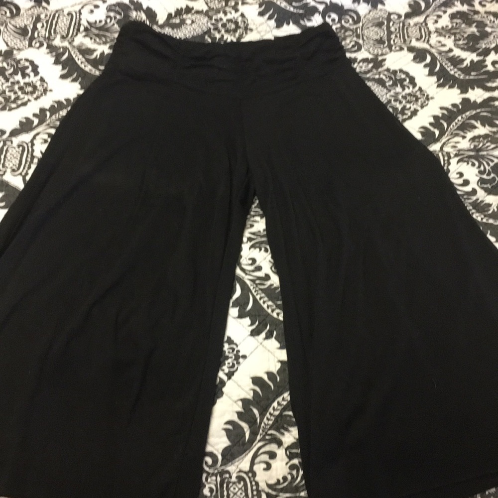 Black palazzo dress pants